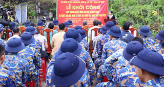 Khánh Hòa: Khởi công xây nhà ở cho các gia đình có nhà bị sập do mưa lũ