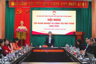 Tuyên Quang tập huấn nghiệp vụ Mặt trận cho hơn 4.000 cán bộ cơ sở