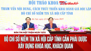 Bản tin Mặt trận sáng 13/12