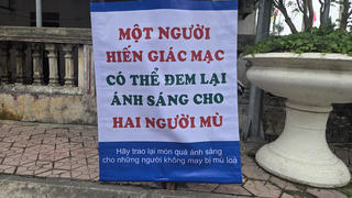 "Di sản" ánh sáng dành cho những người khiếm thị