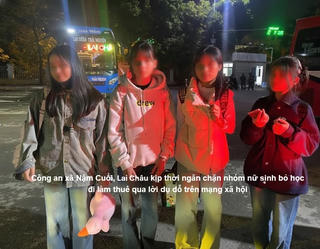 Lai Châu: Ngăn chặn nhóm nữ sinh bỏ học, trốn đi làm thuê theo lời dụ dỗ qua mạng