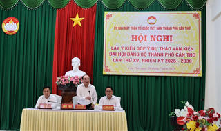 Mặt trận Cần Thơ tích cực tham gia góp ý xây dựng Đảng, chính quyền
