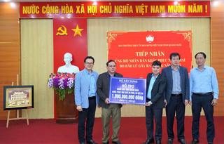 Bộ Xây dựng hỗ trợ Quảng Ngãi 1 tỷ đồng khắc phục hậu quả mưa lũ