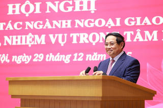 Thủ tướng: Phải đẩy mạnh triển khai chiến lược đối ngoại toàn diện ở tầm cao mới