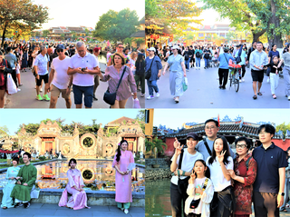 Đà Nẵng: Phố cổ Hội An đông kín du khách đầu năm 2026