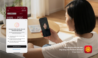 Hãng hàng không Sun PhuQuoc Airways rút ngắn hành trình tại sân bay bằng thủ tục trực tuyến với sinh trắc học