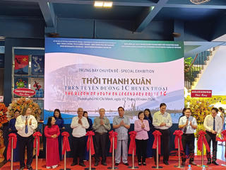 Trưng bày hơn 100 ảnh, tư liệu, hiện vật về 'Thời thanh xuân trên tuyến đường 1C huyền thoại'