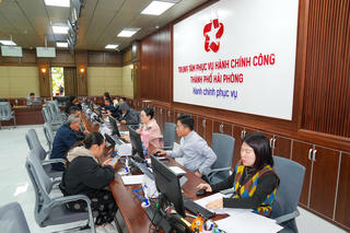 Hải Phòng: Trên 99% người dân được khảo sát hài lòng khi thực hiện TTHC