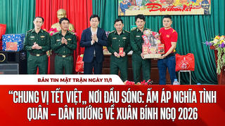 Bản tin Mặt trận sáng 11/1