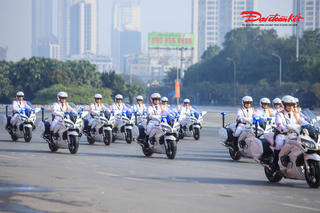 Cục CSGT phân luồng giao thông phục vụ Đại hội XIV