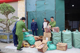 Hải Phòng: Tiêu hủy hơn 7.000 gói thực phẩm không rõ nguồn gốc