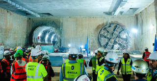 Máy đào hầm TBM thứ hai tuyến Metro Nhổn – ga Hà Nội đã đến ga Văn Miếu