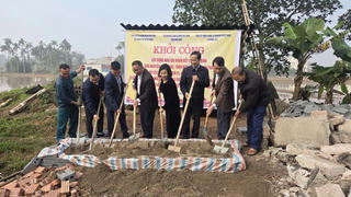 Ninh Bình: Khởi công nhà Đại đoàn kết tặng người có hoàn cảnh khó khăn 
