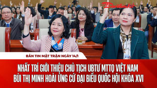 Bản tin Mặt trận sáng 14/1