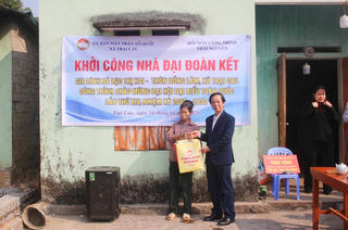 Thái Nguyên: Khởi công nhà Đại đoàn kết hưởng ứng Tuần cao điểm "Tết vì người nghèo"