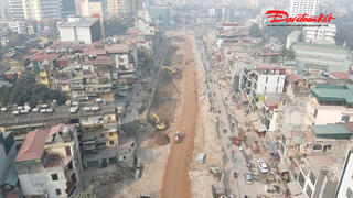 Dự án Vành đai 1 đoạn Hoàng Cầu – Voi Phục tăng tốc, phấn đấu thông xe trước 2/9/2026