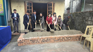 Ninh Bình: Khởi công nhà Đại đoàn kết tặng hộ nghèo ở phường Mỹ Lộc