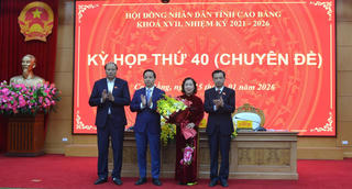 Bà Hà Nhật Lệ giữ chức Phó Chủ tịch UBND tỉnh Cao Bằng