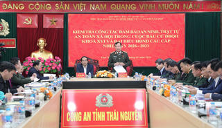 Thái Nguyên bảo đảm an ninh, trật tự phục vụ bầu cử