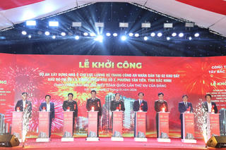 Bộ Công an khởi công dự án xây dựng nhà ở hơn 1.134 tỷ đồng cho lực lượng vũ trang Công an nhân dân tại Bắc Ninh