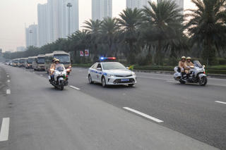 Hà Nội phân luồng giao thông phục vụ Chương trình nghệ thuật đặc biệt chào mừng Đại hội XIV