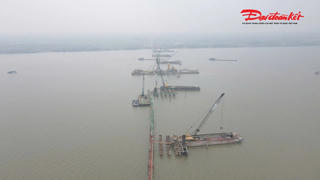 Đủ mặt bằng sạch, cầu Hồng Hà dự kiến hoàn thành năm 2027