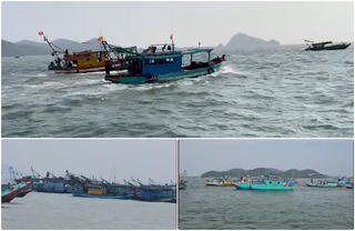 An Giang: Hàng loạt tàu '3 không' khai thác thủy sản trái phép trên vùng biển Kiên Lương