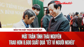 Bản tin Mặt trận sáng 26/1