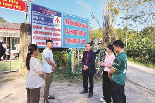 Vai trò nòng cốt của người có uy tín ở cơ sở