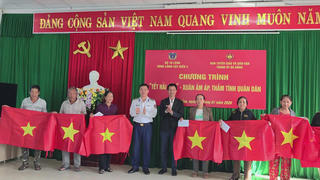 Đà Nẵng: Xuân ấm áp trên xã đảo Tam Hải, thắm tình quân dân ngày giáp Tết