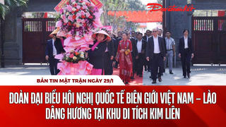 Bản tin Mặt trận sáng 29/1