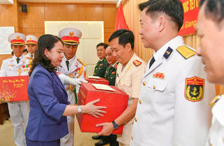 Phó Chủ tịch nước Võ Thị Ánh Xuân chúc Tết tại An Giang