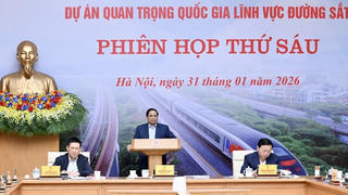 Thủ tướng chủ trì Phiên họp thứ sáu Ban chỉ đạo các dự án quan trọng lĩnh vực đường sắt