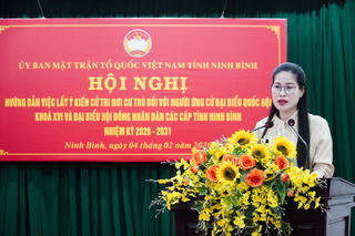 Ninh Bình: Hướng dẫn lấy ý kiến cử tri nơi cư trú đối với người ứng cử đại biểu Quốc hội, HĐND