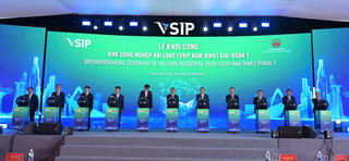 Ninh Bình: Khởi công Khu công nghiệp VSIP Nam Định