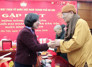 Mặt trận Hà Nội gặp mặt mừng Đảng, mừng Xuân, mừng khối đại đoàn kết dân tộc 