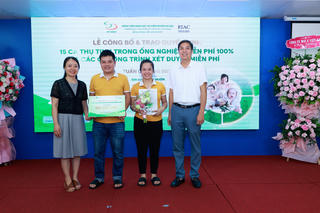 Hiếm muộn 8 năm, cặp vợ chồng đón con đầu lòng nhờ IVF