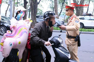 Hơn 800 trường hợp bị xử phạt vì vi phạm nồng độ cồn trong trưa mùng 1 Tết