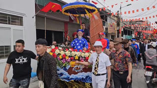 Lễ rước ‘cụ thượng’ ở vùng đảo Hà Nam