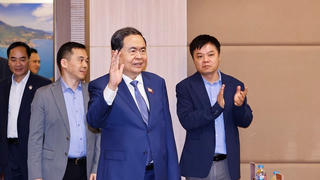 Chủ tịch Quốc hội Trần Thanh Mẫn thăm, chúc Tết Kiểm toán Nhà nước