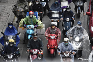 Bắc Bộ, Thanh Hóa và Nghệ An có mưa rào, cục bộ có nơi mưa to