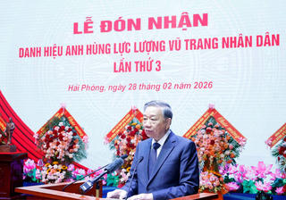 Phát biểu của Tổng Bí thư Tô Lâm tại Lễ đón nhận Danh hiệu Anh hùng Lực lượng Vũ trang Nhân dân của Quân chủng Hải quân