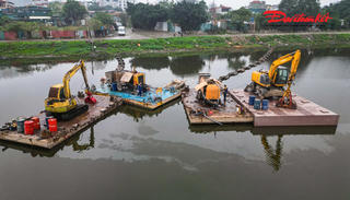  Hà Nội khẩn trương nạo vét sông Kim Ngưu, Tô Lịch và Cầu Bây để giảm ô nhiễm