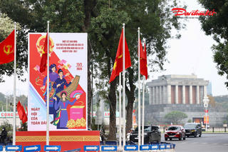 Hà Nội trang hoàng chào đón ngày hội bầu cử Quốc hội khóa XVI và HĐND nhiệm kỳ 2026–2031