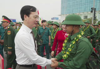 Vĩnh Long đưa hơn 4.400 thanh niên lên đường nhập ngũ  