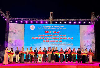 Điện Biên: Khai mạc không gian trưng bày các sản phẩm văn hóa