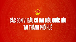 Infographic: Các đơn vị bầu cử đại biểu Quốc hội tại thành phố Huế