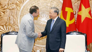 Tổng Bí thư tiếp Chủ tịch kiêm Tổng Giám đốc điều hành Tập đoàn GE Vernova