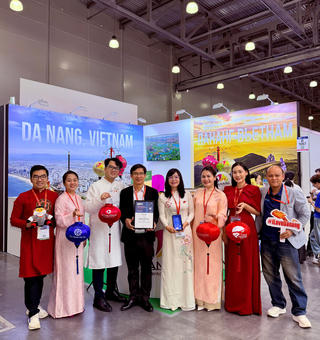 Gian hàng du lịch Đà Nẵng tạo ấn tượng tại Hội chợ du lịch Nga 2026
