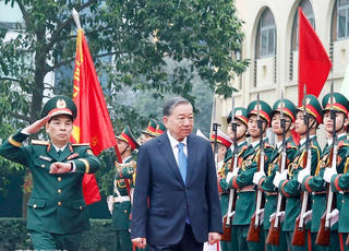 Tổng Bí thư Tô Lâm thăm, làm việc với Học viện Kỹ thuật quân sự